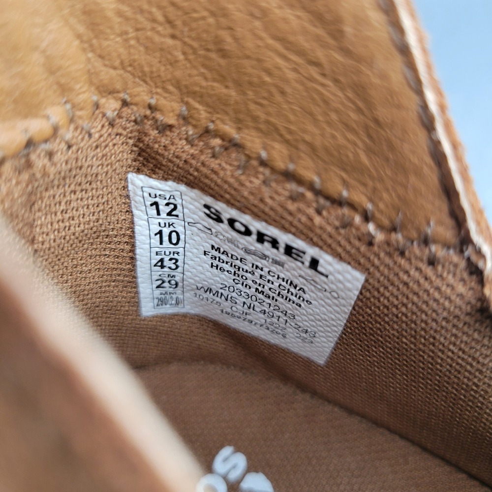 Sorel Out N About Slip On Wedge Women 12 Elk Brown Suede Bootie NL4911-243 - Picture 9 of 10